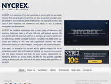 Tablet Screenshot of nycrex.com